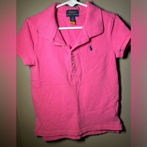 Pink Polo girls shirt